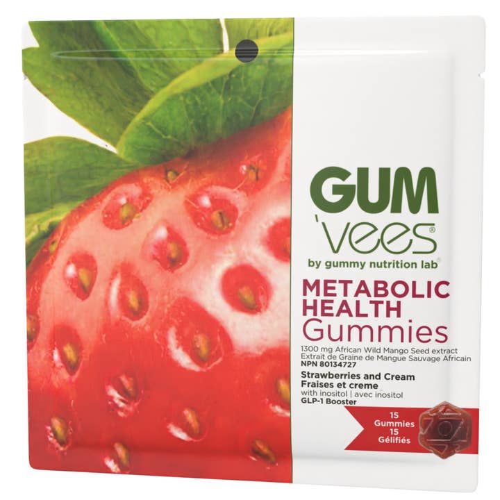 Metabolic Health - 15 gummies per Bag - Case of 10 Bags for wholesale by GUM'vees