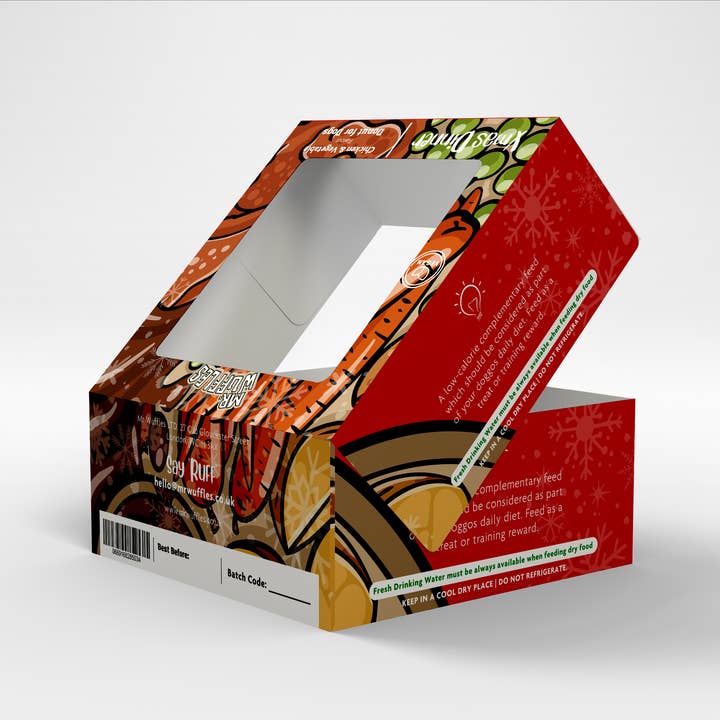 MR WUFFles – wholesale Pet treats – Dog – Christmas Dinner Donut for Dogs | Christmas Dog Treats |2