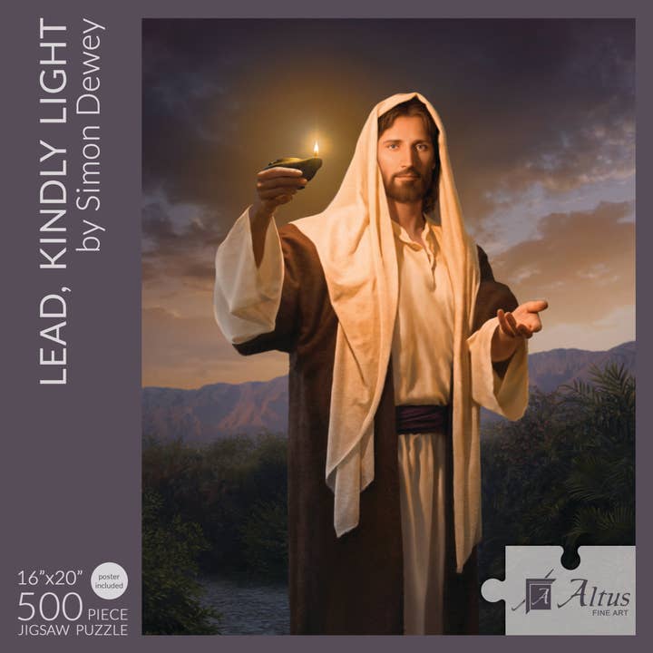 Cornerstone Art – wholesale Puzzle – Adult – Lead, Kindly Light 16x20 jigsaw puzzle 500 pieces