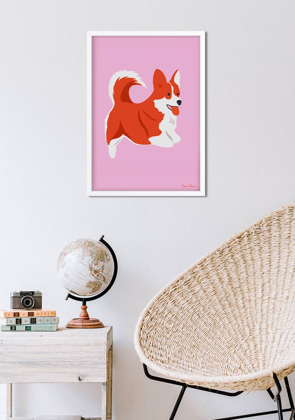 Sergeant Paper – wholesale Art print – M&J - Naomi Wilkinson - Corgi - Dog Art Print2