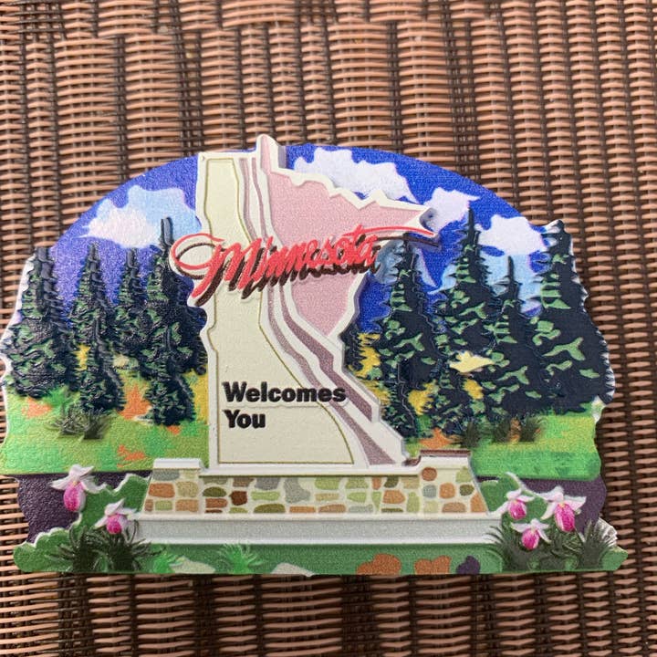 Minnesota välkomnar dig signeringsmagnet för wholesale av Lumberjack Shack, LLC