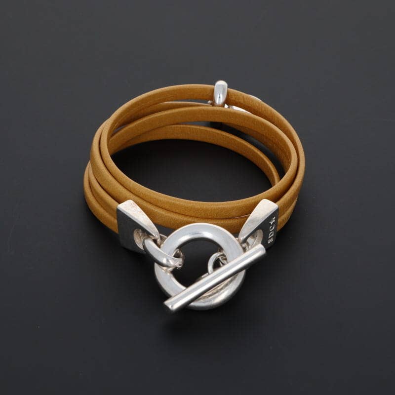 SECRET DE CUIR - Vendita all'ingrosso Bracciale a polsino - Bracciale No. 87 a doppio giro7
