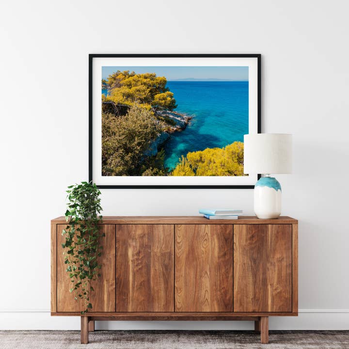 Natasha Riha Photography - Wholesale Photograph - Coastal View of Skopelos | Fine Art Photography Print1