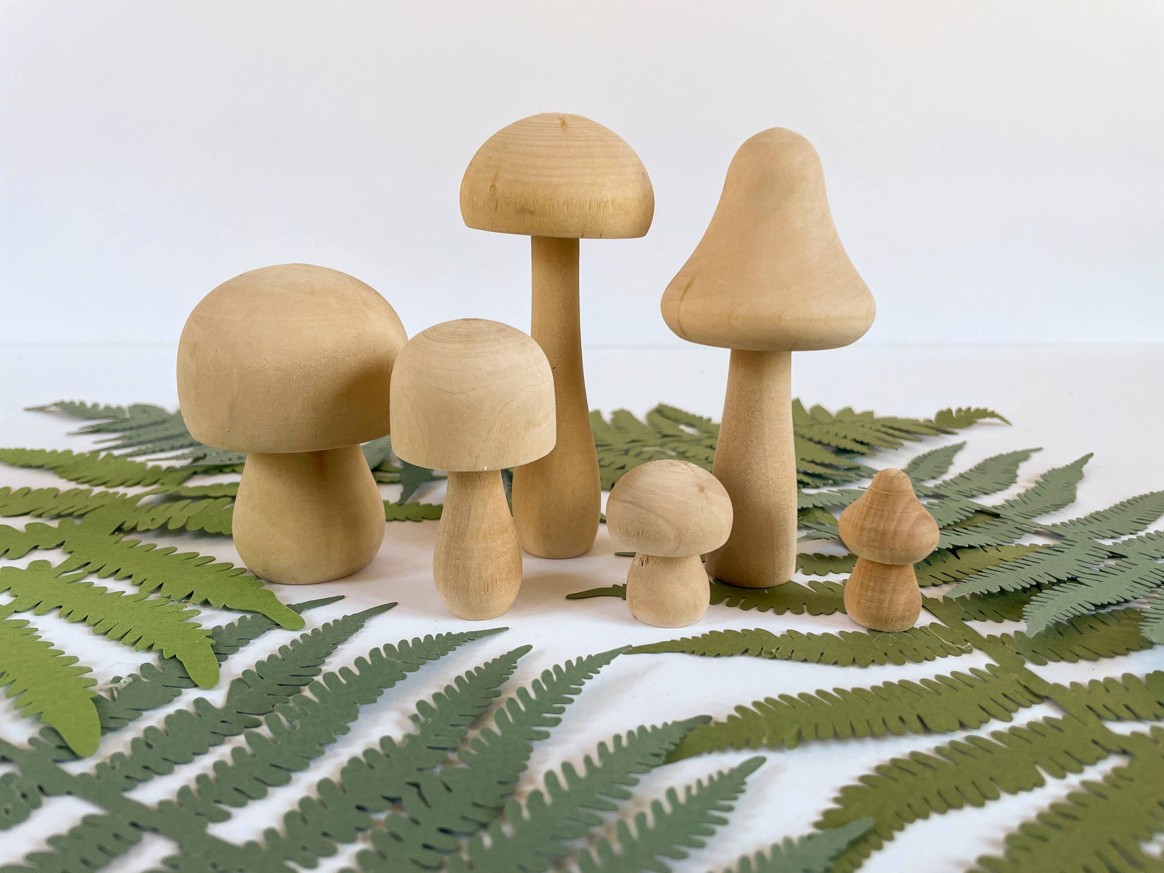 Bramble Workshop - Wholesale DIY Craft Kit - DIY Painted Mushroom Kit- earthy6