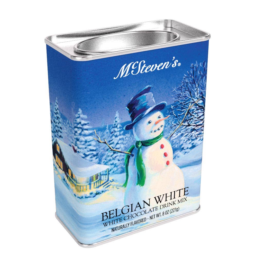 McSteven's - Vente Préparations/kits pour chocolat chaud - Chocolat chaud blanc belge de Noël blanc (boîtes de 8 oz)2