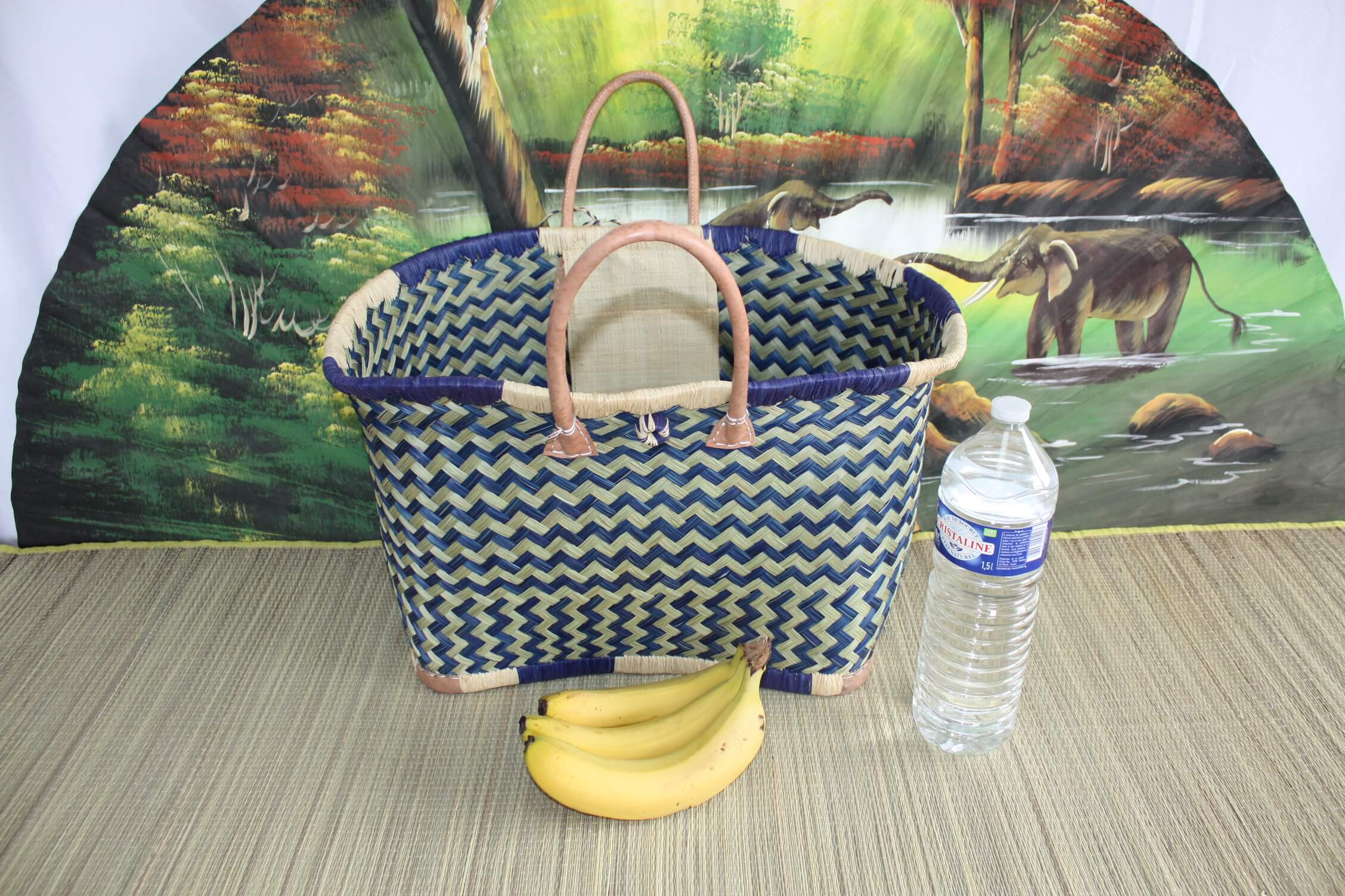 Boutique Huléti - Wholesale Beach Bag - Superb basket - 3 SIZES - Hand braided - shopping bag - ideal for shopping, markets, work, beach, decoration5