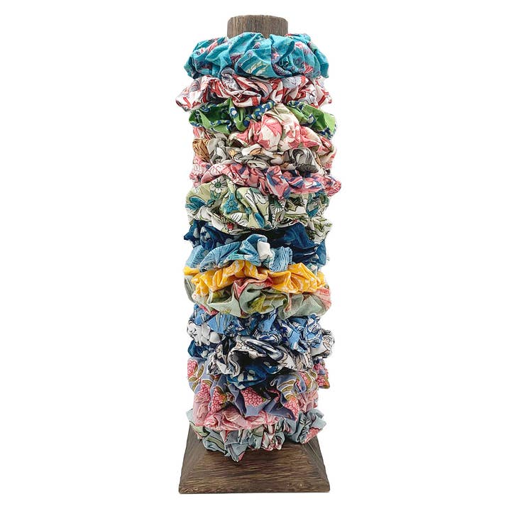 Anju Jewelry - Wholesale Scrunchie - Women's - Block Printed Hair Accessories - Medium Scrunchies Prepack