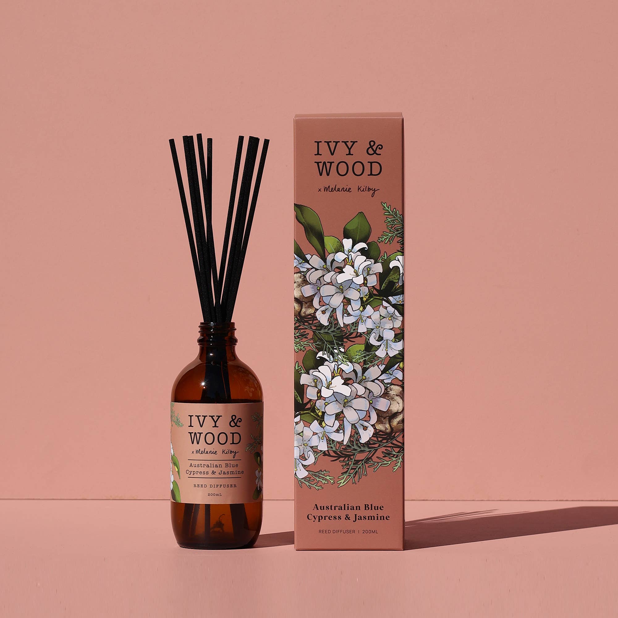 Ivy & Wood - Wholesale Reed diffuser - Australiana: Australian Blue Cypress & Jasmine Reed Diffuser
