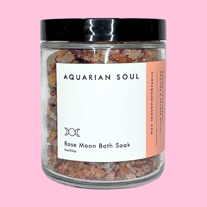 Rose Moon Bath Soak for wholesale by Aquarian Soul
