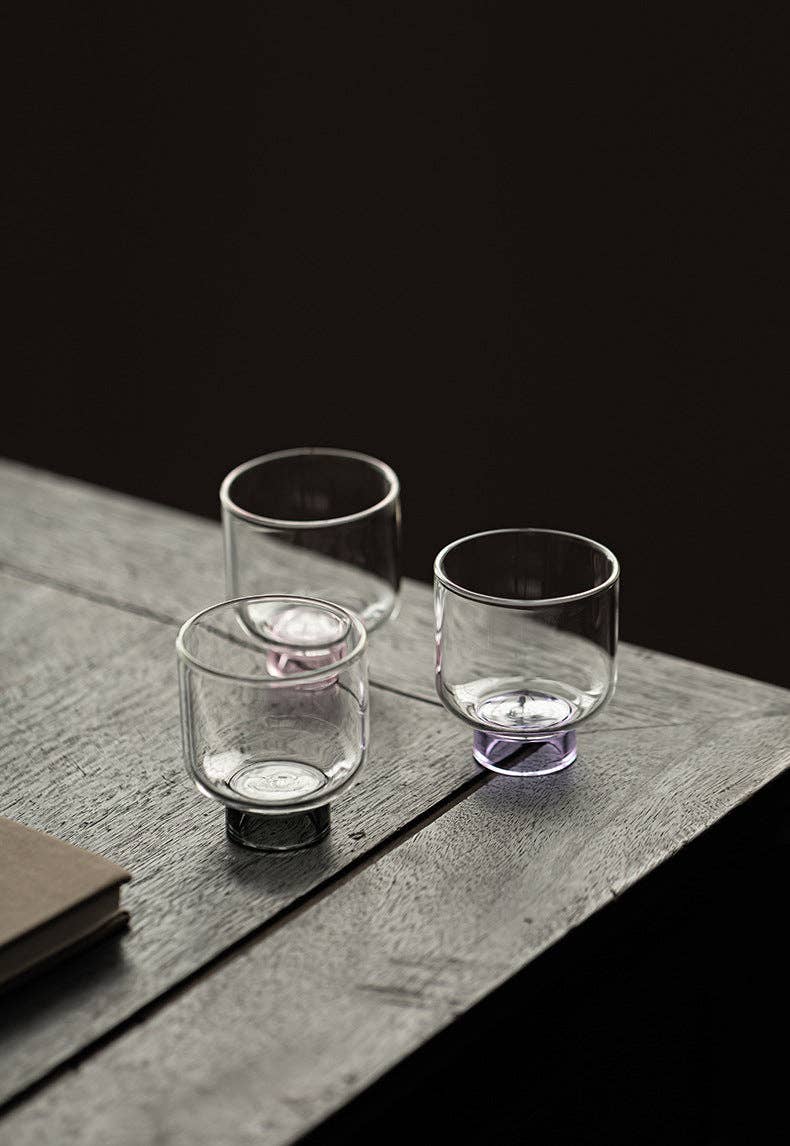 Gohobi （We cover U.S. import duties） - Vente Tasse à café/thé - Gohobi Tasse à Thé Haute en Verre Borosilicate avec Pied – Tasse Maître Transparente Résistante à la Chaleur pour Thé Gongfu, Vaisselle à Thé Chinoise pour Usage Domestique18