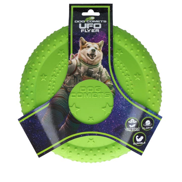Hofman Animal Care - Wholesale Pet Fetch Ball - Dog - Dog Comets UFO Flyer Green