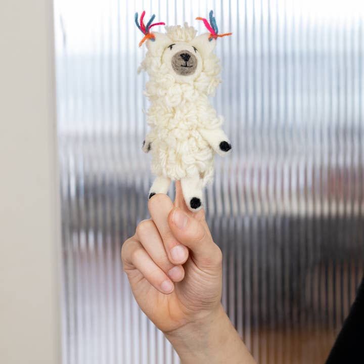 dZi Handmade – Engroshandel Pynt – Lama Wild Woolie2