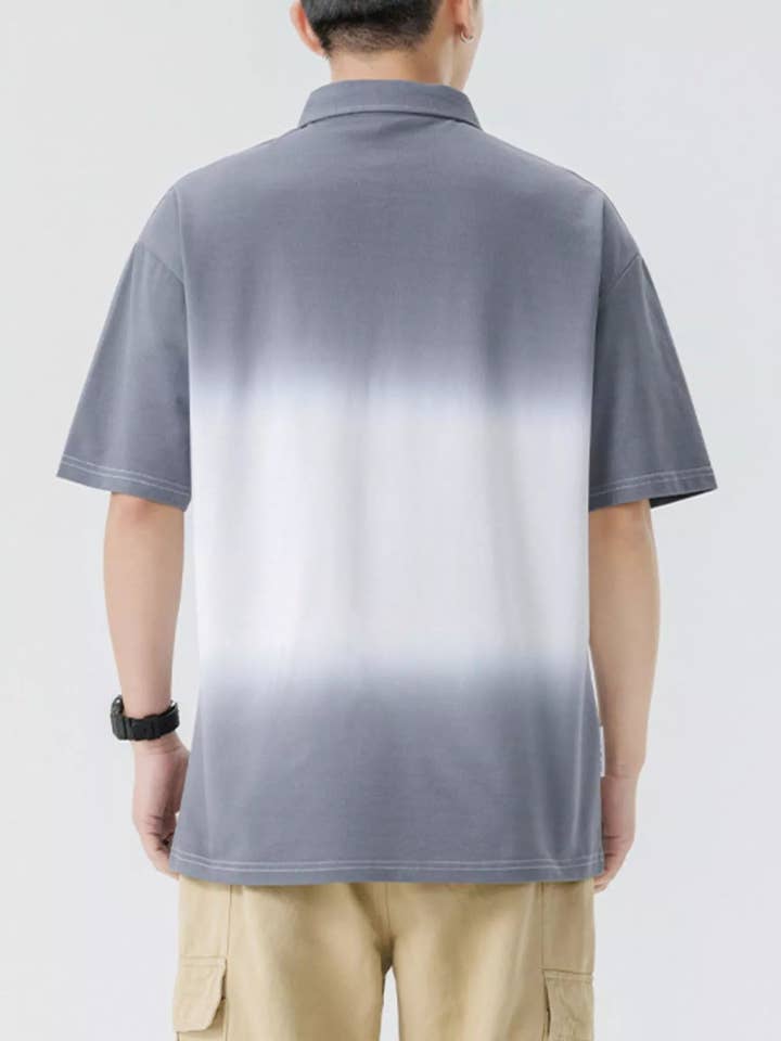 React Activewear - Wholesale Polo - Men's - Men's Plus Size Button Detail Short Sleeve Polo7