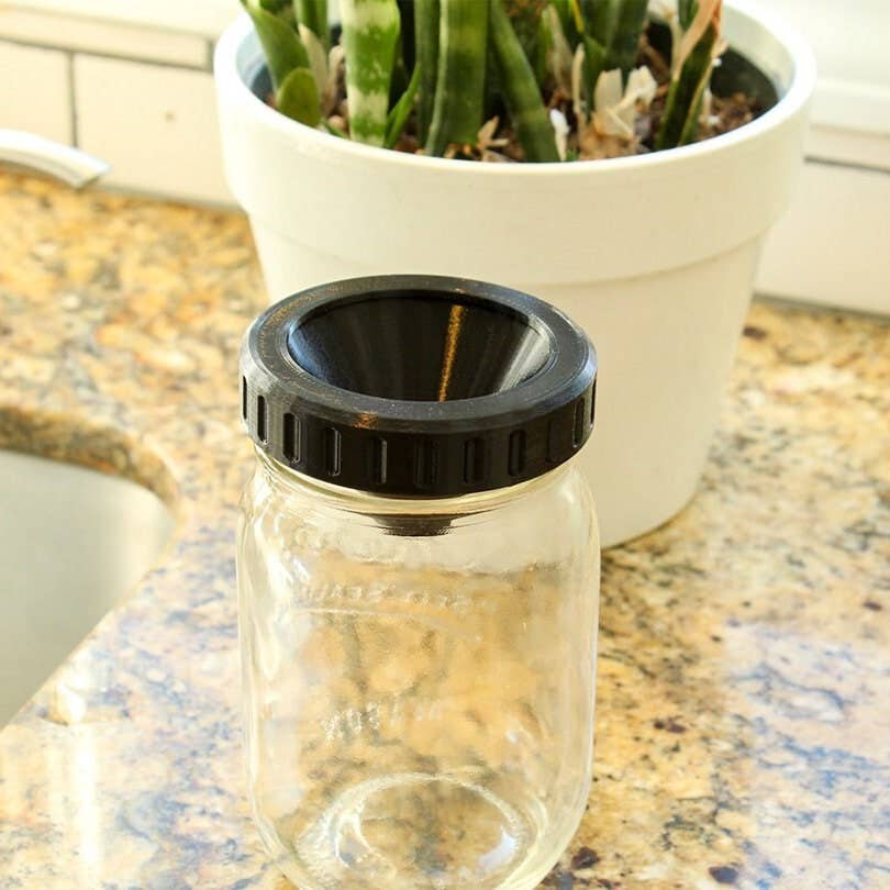Clever Contraptions - Wholesale Kitchen Tool/Gadget - Fruit Fly Trap Lid for any Standard Mason Jar8