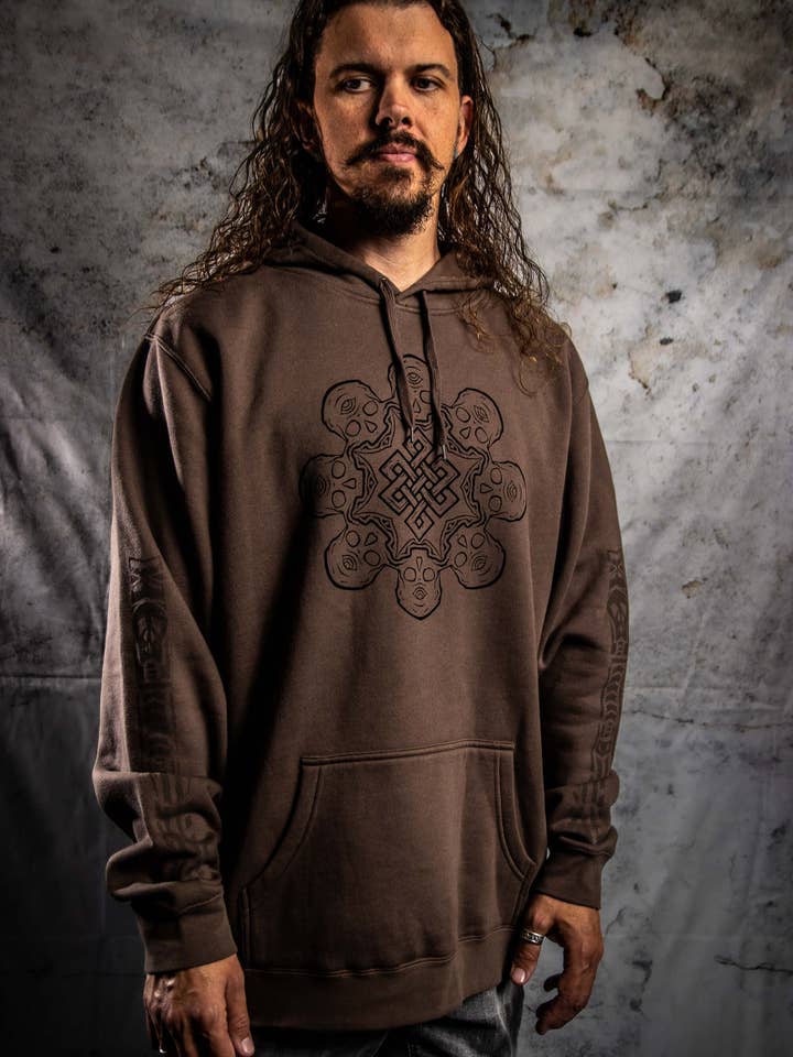 Art of Zig - Wholesale Hoodie – Unisex - EMBRACE YOUR MORTALITY Walnut Pullover Hoodie3