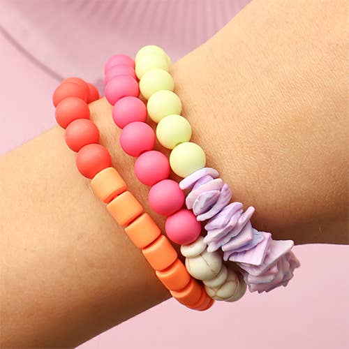 Sansira Jewelry - Wholesale Link & Chain Bracelet - Neon Bracelet Set