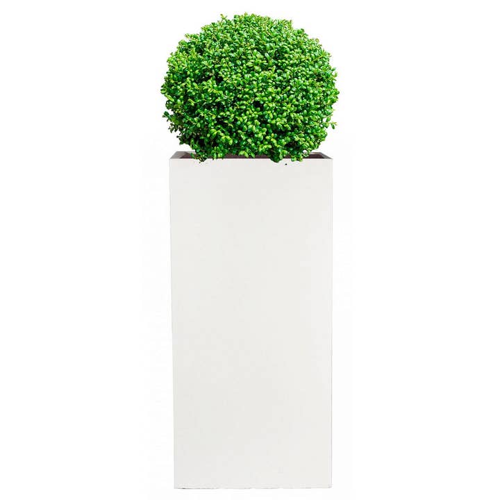 Idealist Lite Fibrestone Planters – wholesale Plant pot – IDEALIST Tall Square Contemporary Light Concrete Planter3