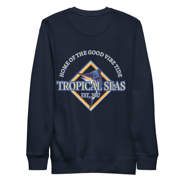 Tropical Seas Clothing – wholesale Graphic sweatshirt – Men’s – Men's Premium Marlin Action Sweatshirt2