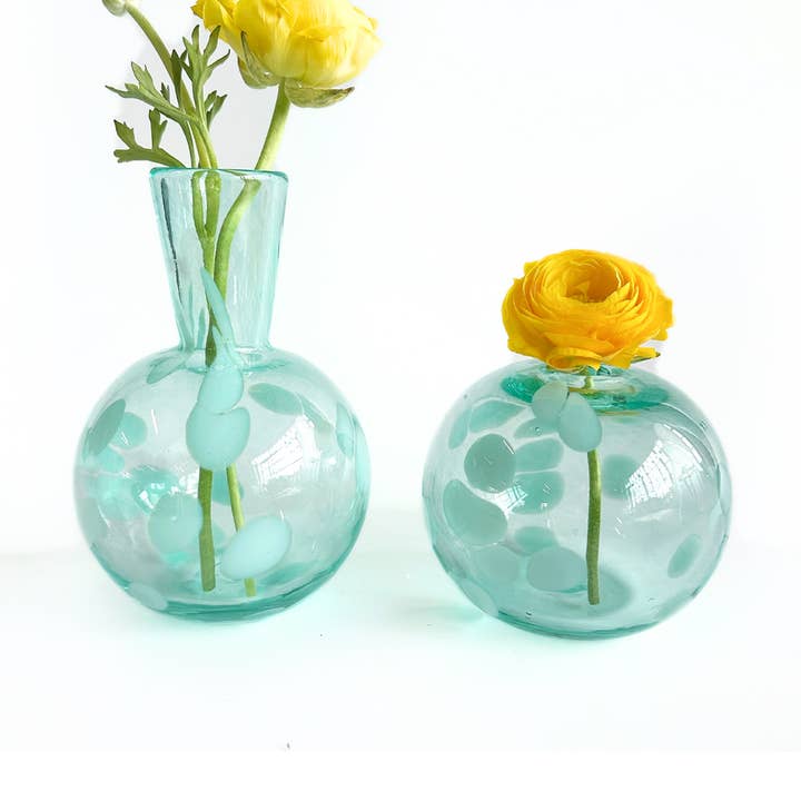 Vase corps tacheté Spotty Body de Nice Time Glass pour la vente par Nice Time Glass