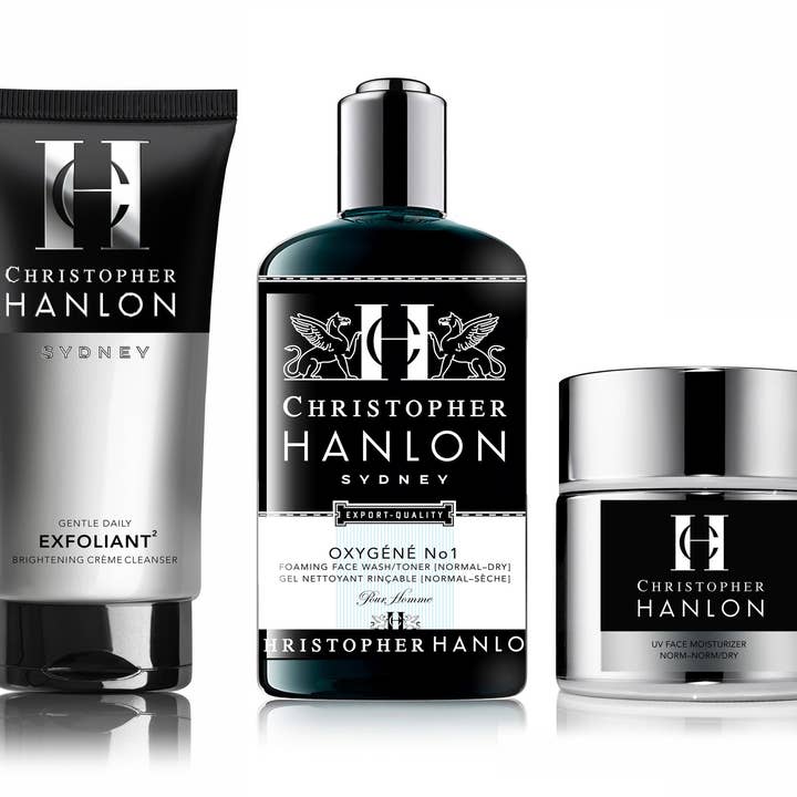 3-stufiges Hautpflege-Angebot | Normal+Norm — trockene Haut für den Großhandel von CHRISTOPHER HANLON®