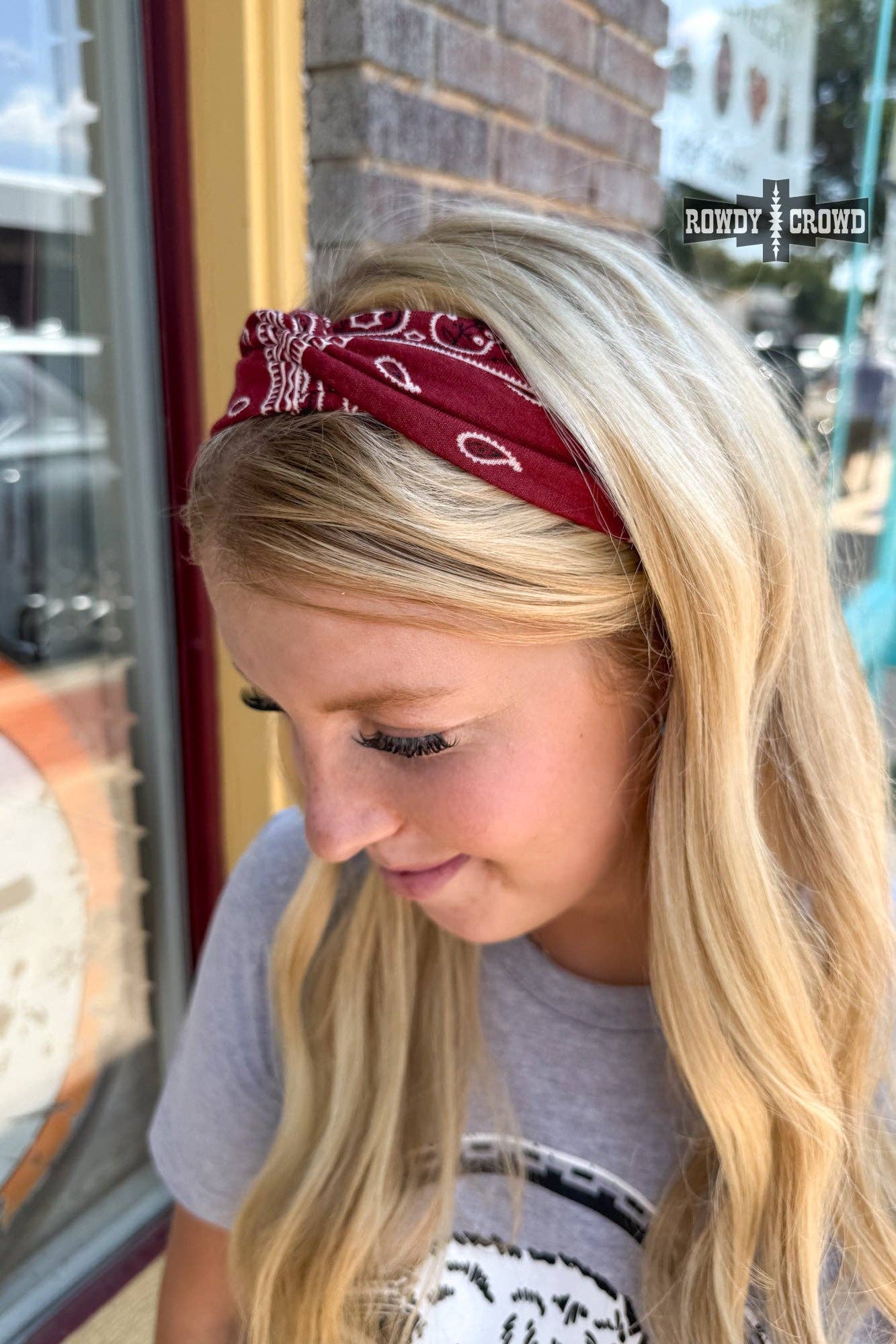 Rowdy Crowd Clothing - Wholesale Fashion Headband - Women's - Bandit Bandana Headbands11