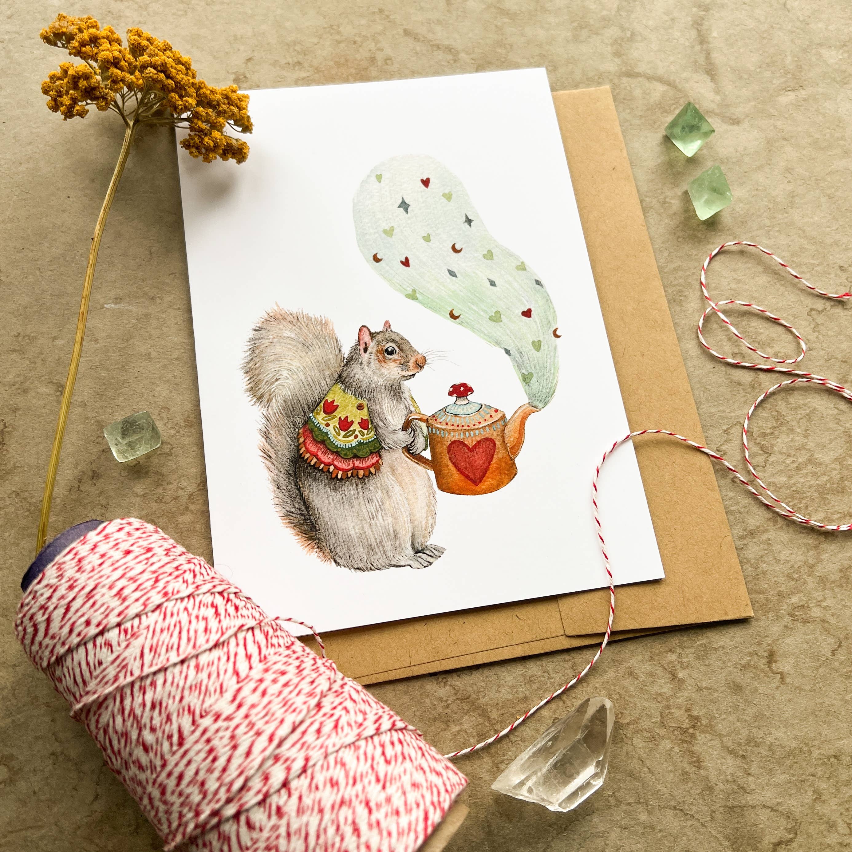 Polanshek of the Hills - Wholesale Everyday Greeting Card - Card - Tea for Two1