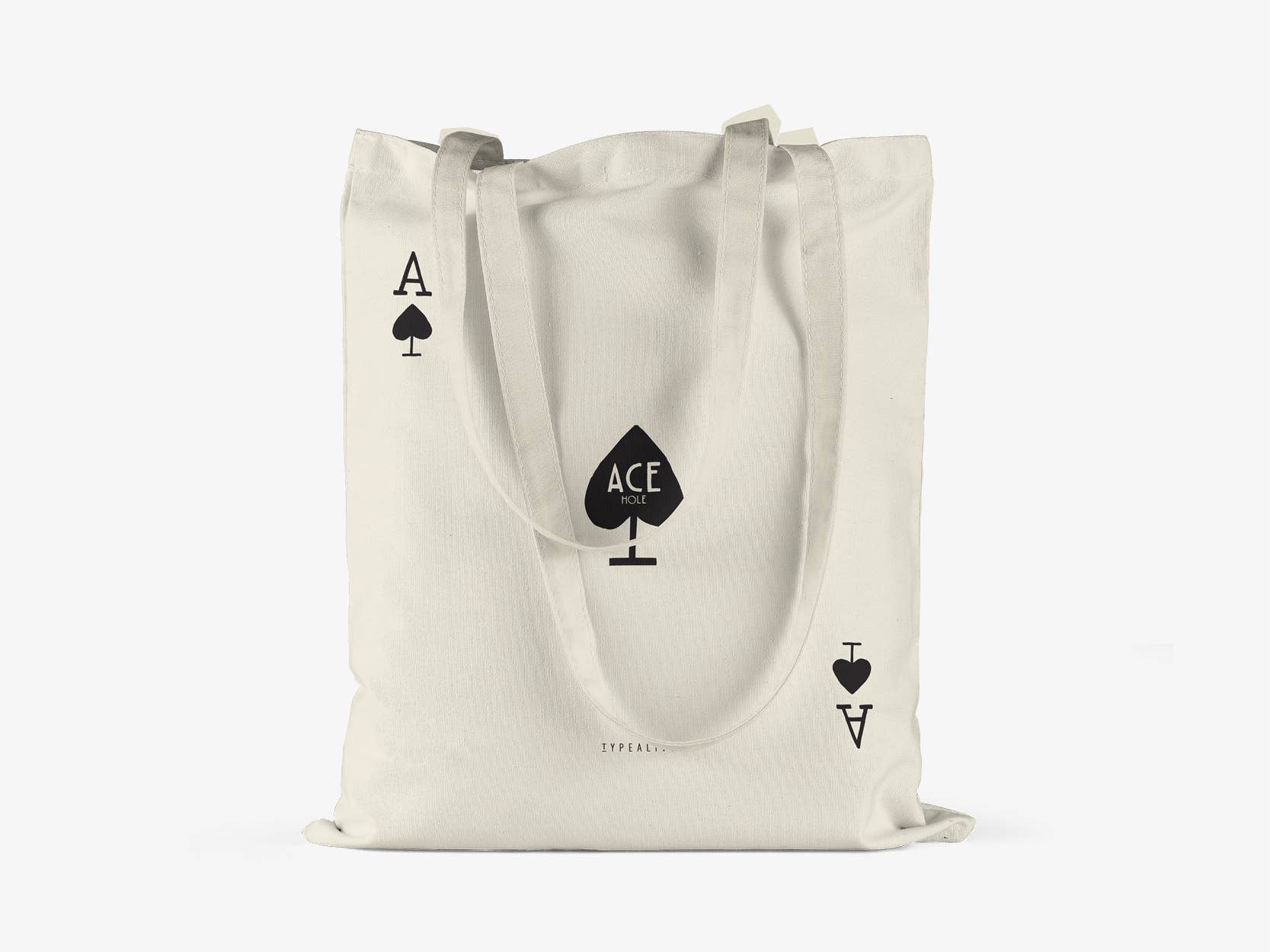 typealive - Wholesale Tote Bag - Unisex - cotton bag/Ace Hole2