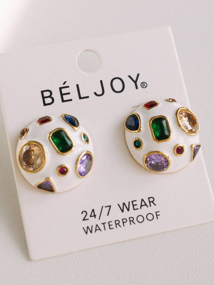 Clous d'oreilles Elora Jewel pour la vente par BELJOY