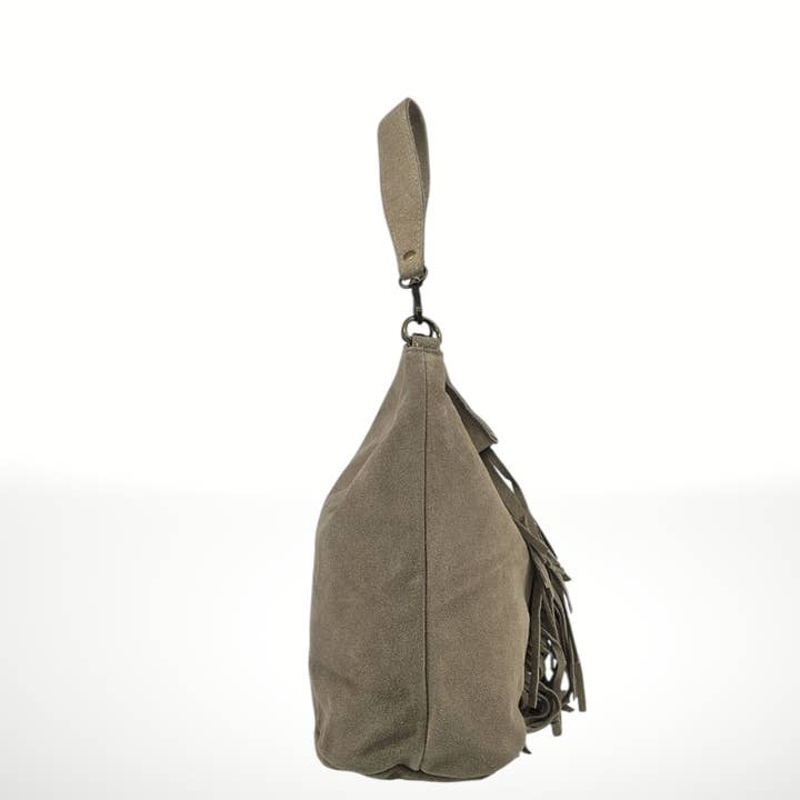 ITALIAN'S LEATHER - Wholesale Shoulder Bag - Women's - Ribelle suede leather bag 2509043