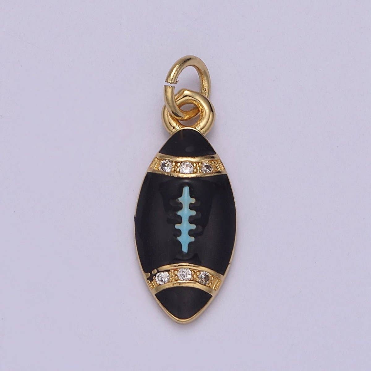 Aim Eternal - Venta al por mayor Collares con colgantes/abalorios - Mini Encanto de Fútbol de Oro Balón Deportivo Super Bola Fiesta Joyería Collar Pendiente Pulsera Fabricación N-925 - N-9281