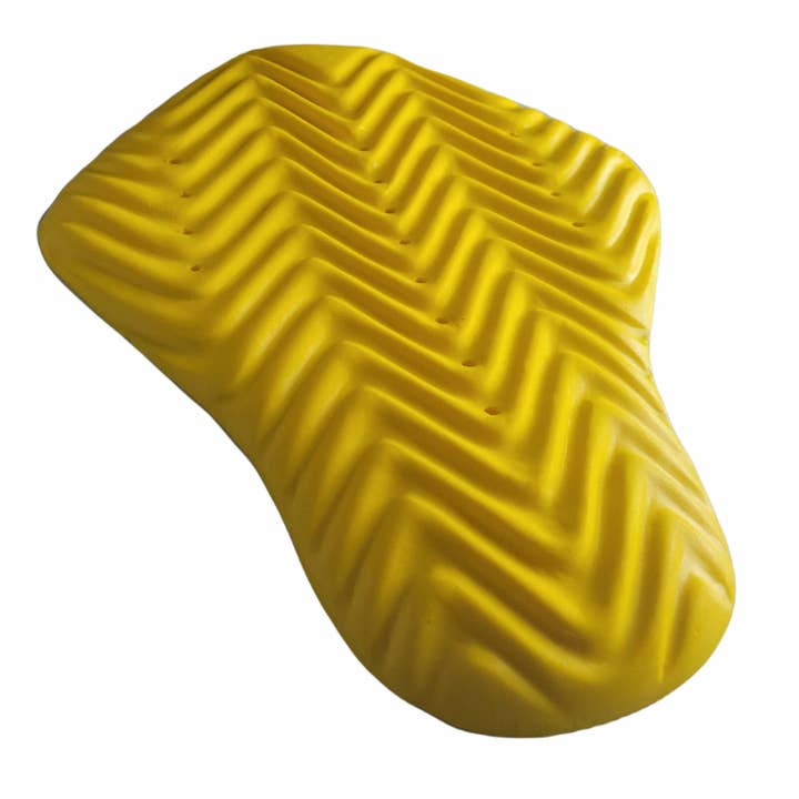 Bloco protetor traseiro classificado CE-1 (Amarelo) por atacado de Moto Style Wear