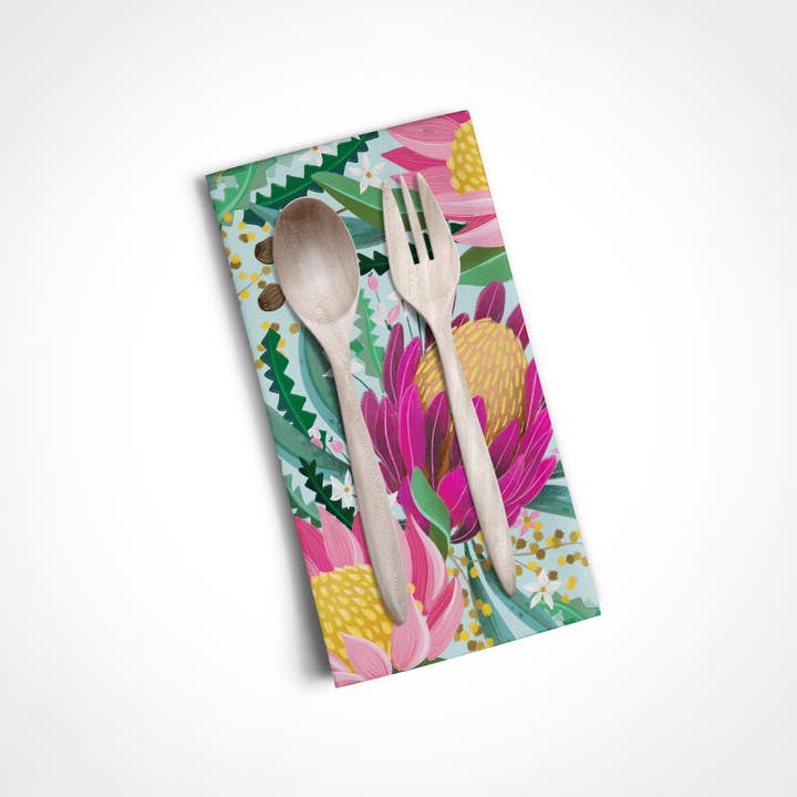 Diesel & Dutch - Wholesale Tea Towel - Bushland Botanicals Microfibre Tea Towel3