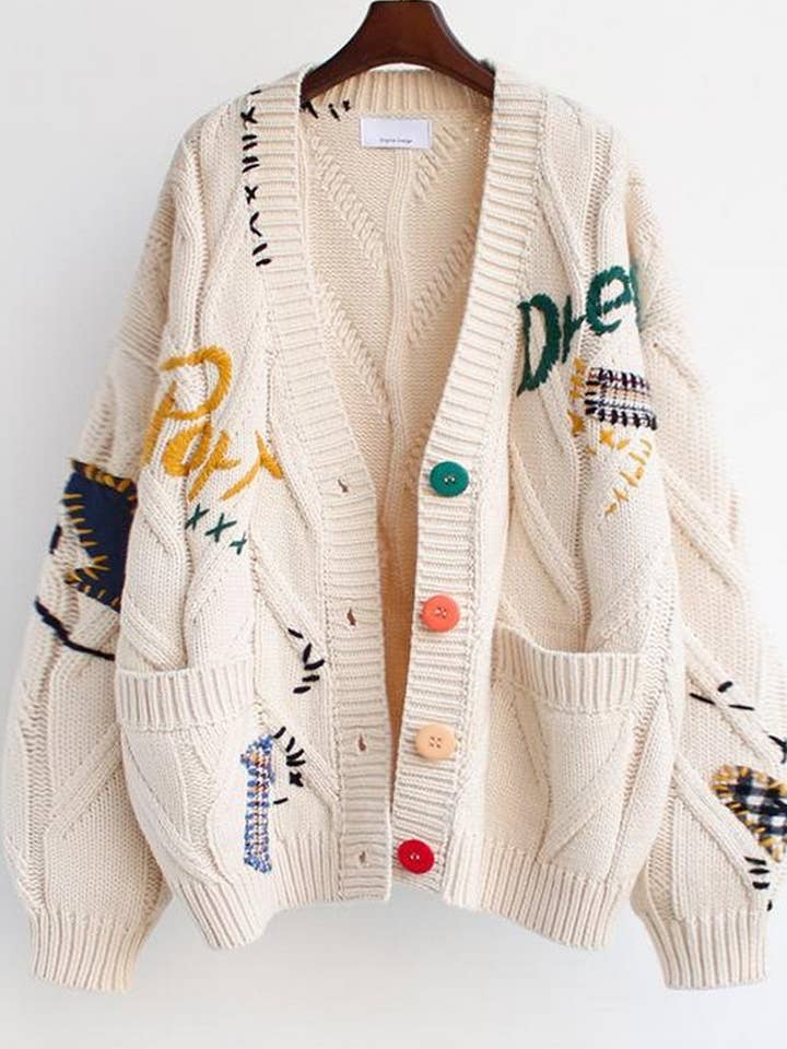 NINEXIS - Wholesale Cardigan - Women's - CWOSWL1913_Button Down Long Sleeve Casual Sweater
