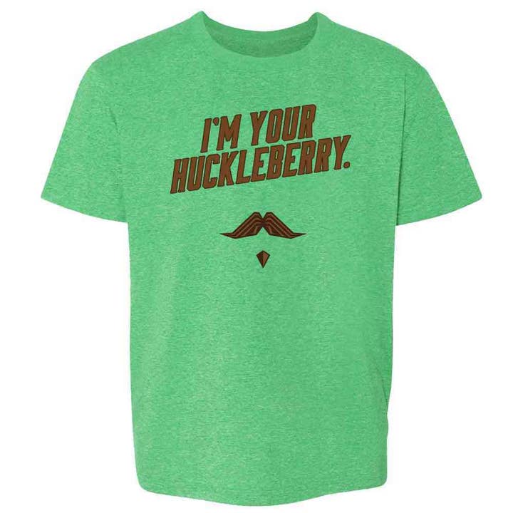 Pop Threads – wholesale Screen-printed t-shirt – Kids – Im Your Huckleberry Western Quote Funny Vintage Kids & Youth Tee