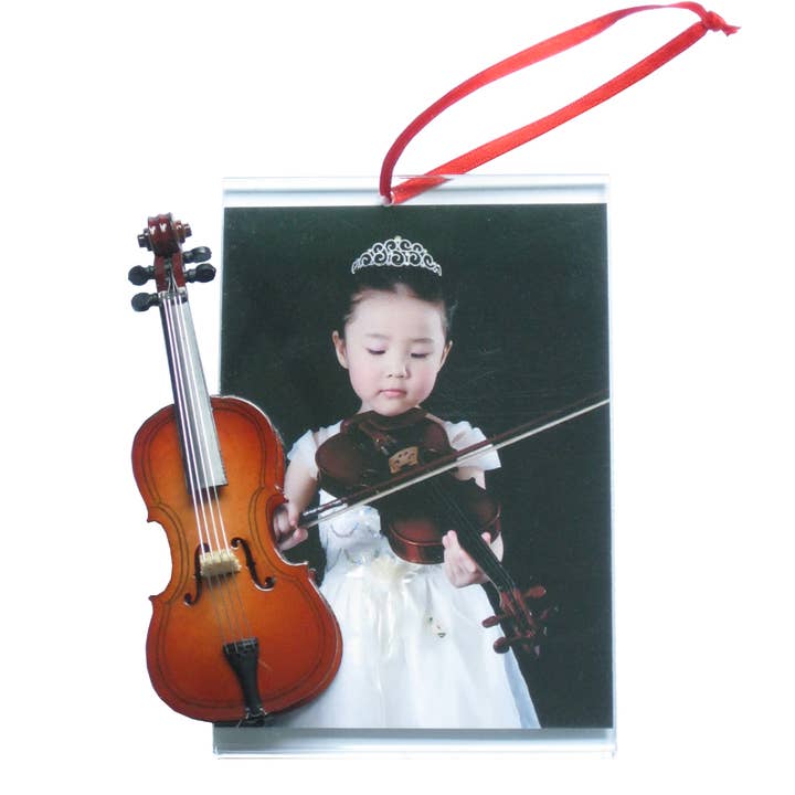 Broadway Gifts Co - Wholesale Ornament - 4.5" X 3" Cello Picture Frame Ornament