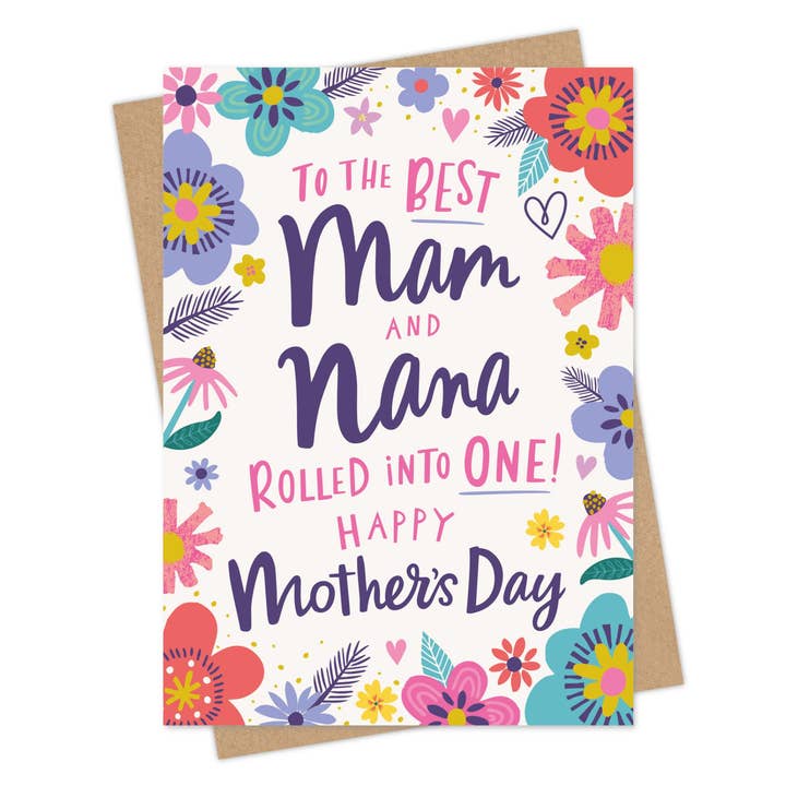 Mama und Oma Muttertagskarte für den Großhandel von Dotty Black