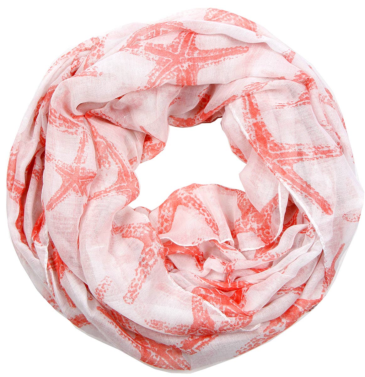 SERENITA - Wholesale Scarf - Women's - Infinity Scarf Print Lightweight Loop Scarf Summer Wrap8