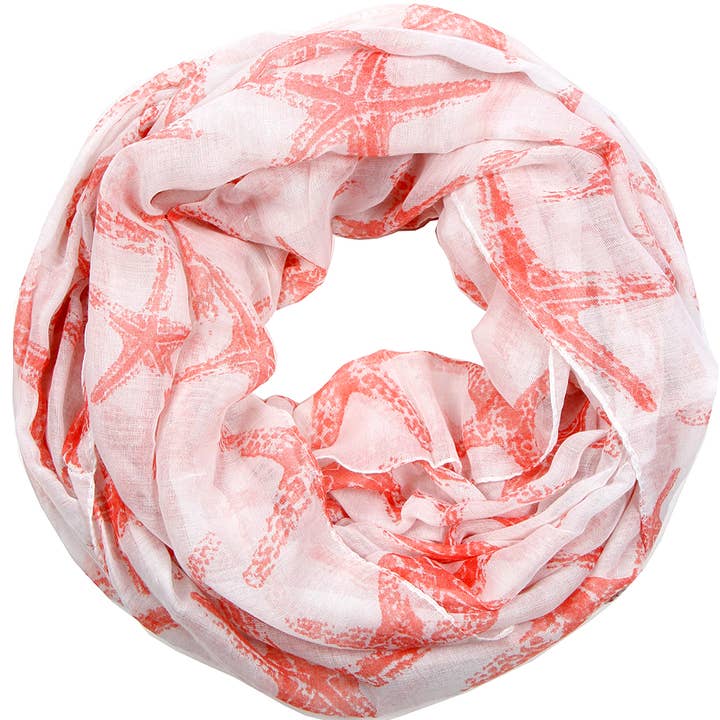 SERENITA - Wholesale Scarf - Women's - Infinity Scarf Print Lightweight Loop Scarf Summer Wrap8