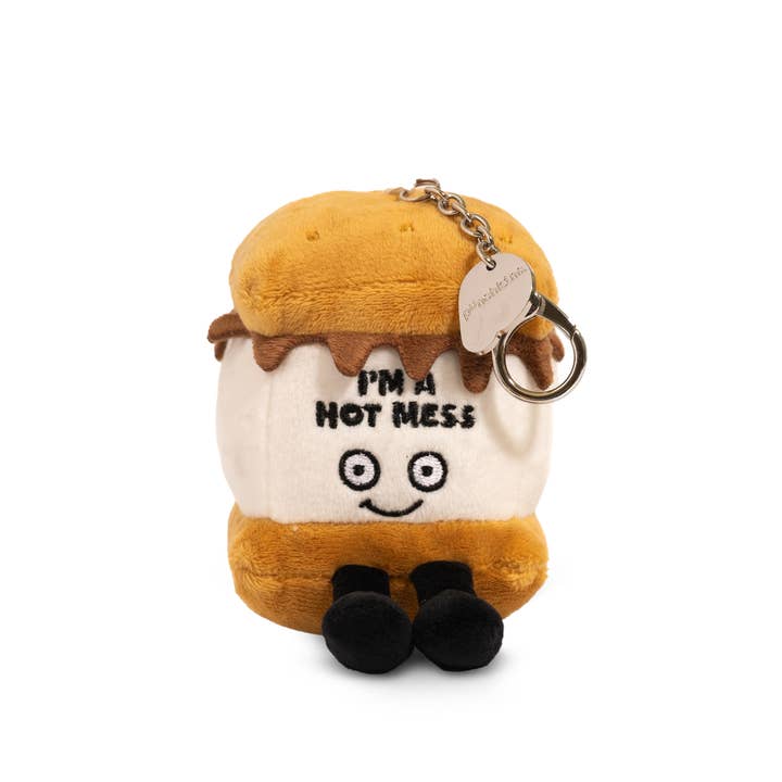 Hot Mess S'Mores Plush Bag Charm Hot Mess S'Mores Plush Bag Charm