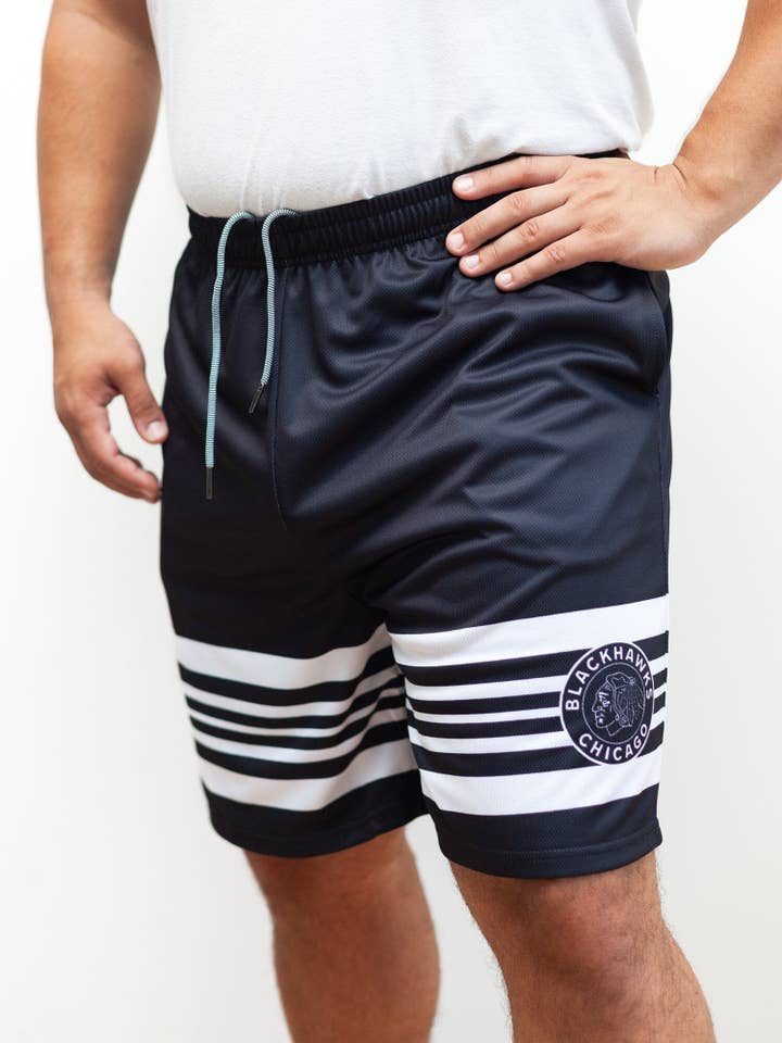 Chicago Blackhawks Alternate Mesh Hockey Shorts for wholesale by Bench Clearers