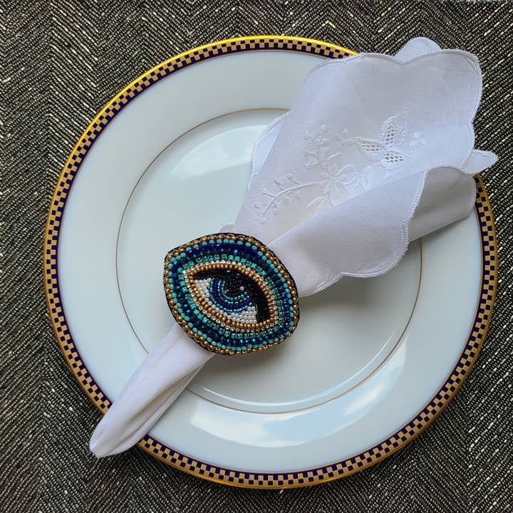 NR EVIL EYE Serviettenringe für den Großhandel von Tiana Designs