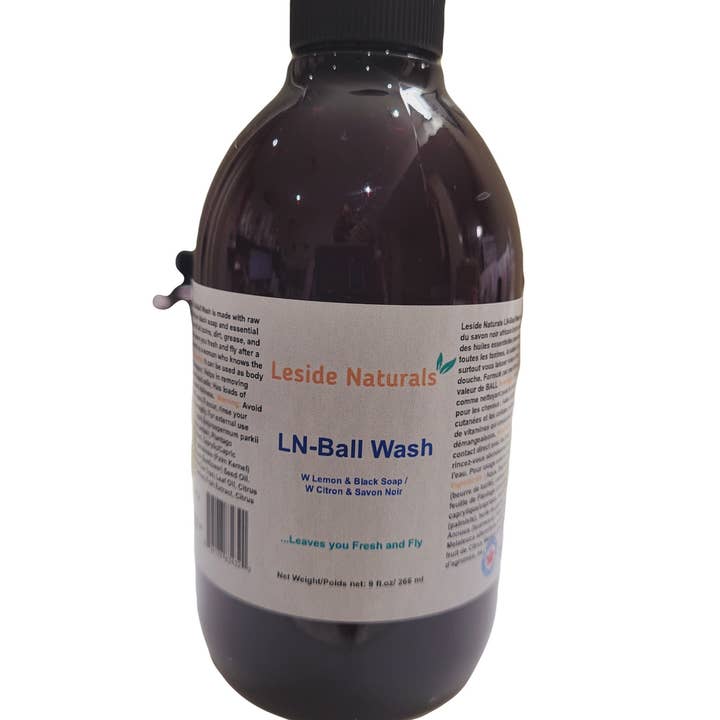 LN-Ball Wash w Lemon, Crotch cleanser 9oz for wholesale by Leside Naturals