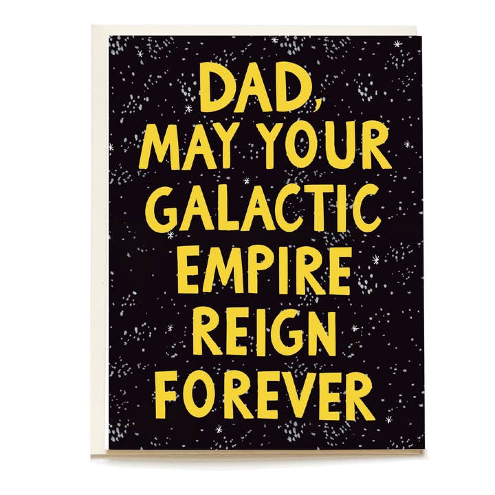 Galactic Empire Fars dag lykønskningskort for engroshandel hos Pen + Pillar