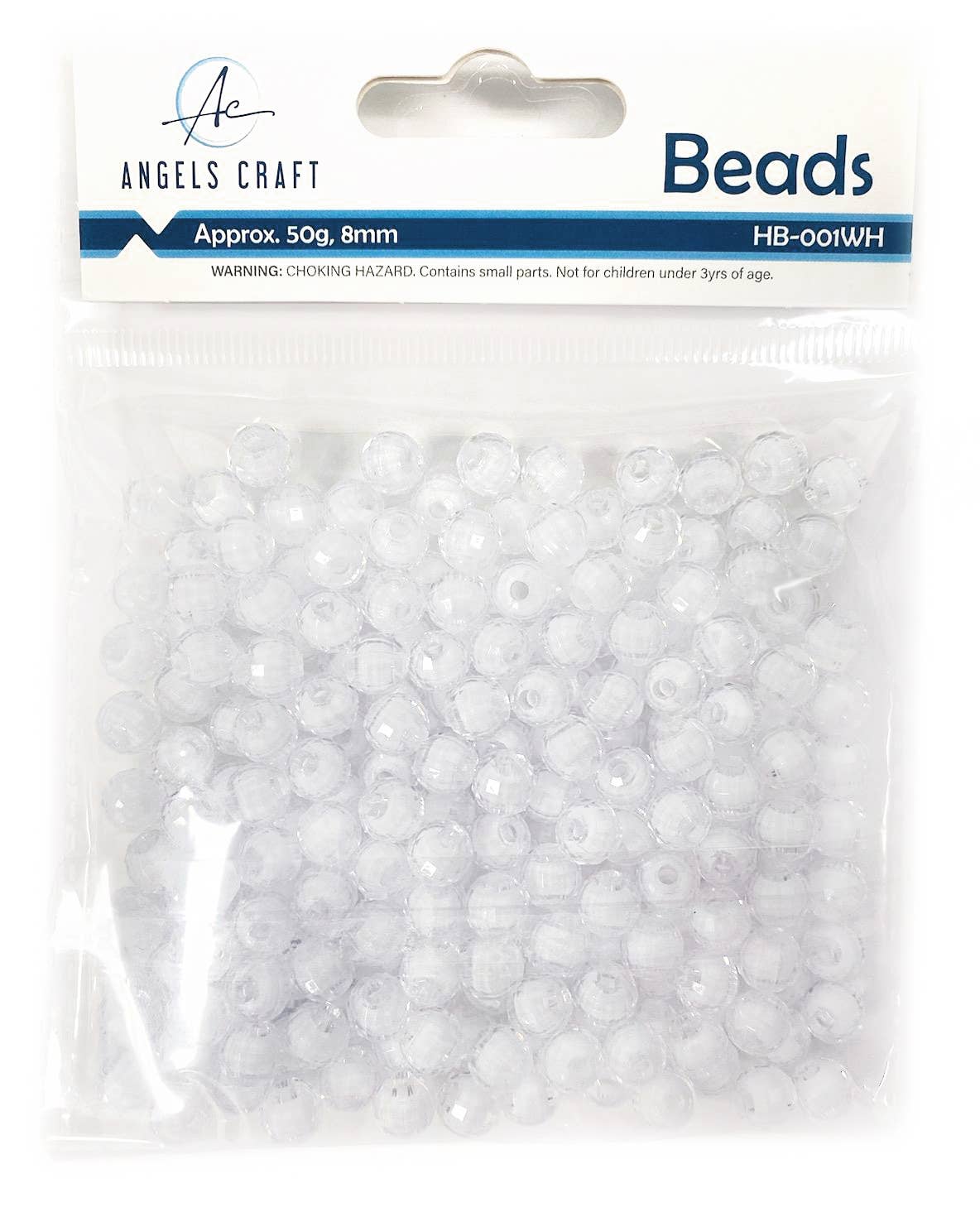 Angels Craft – Engroshandel Perler – Facetterede akrylperler, 8 mm, 200 stk.2