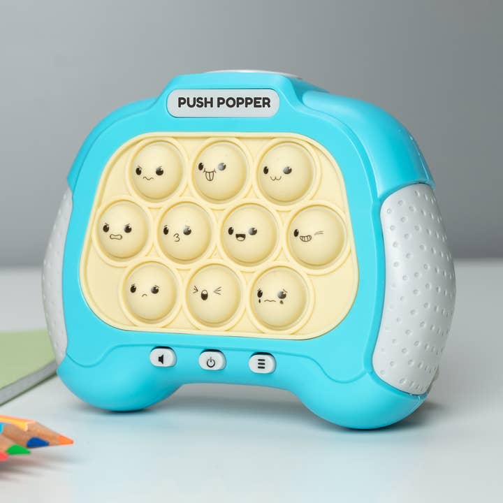 The Source Wholesale LTD - Wholesale Fidget Toy - Kids - Push Popper Game - Blue0