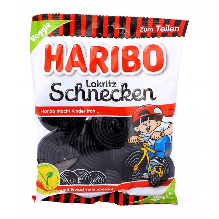 Global Bite Co - Wholesale Gummy - Haribo Rotella Lakritz Schnecken 175g (Germany)1