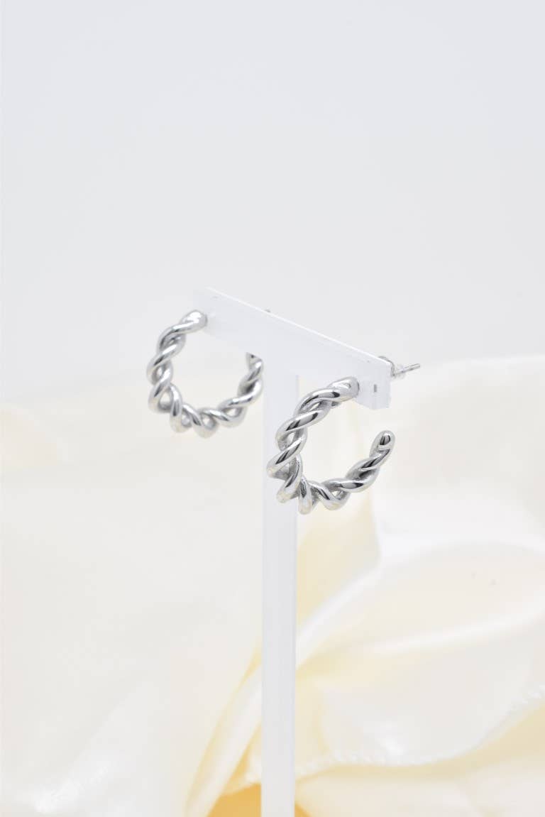 Kapyco - Wholesale Hoop Earrings - stainless steel creole earrings -BO1003075