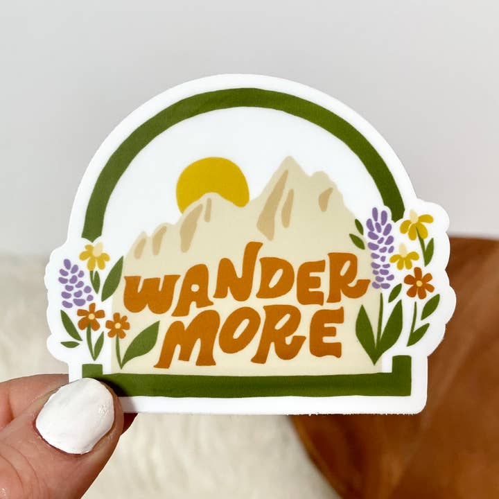 Big Moods - Wholesale Sticker - Wander More Nature Sticker0