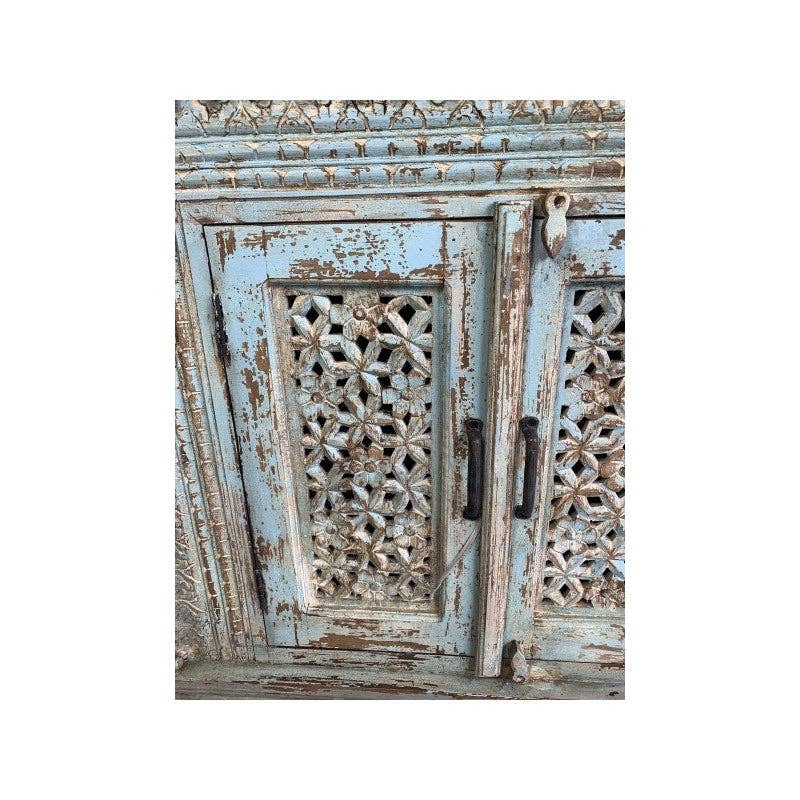 Paloma Black (Casa Natura Design, S.L.) - Wholesale Sideboard - Spectacular Detail On This Hand Carved Indian Wooden9