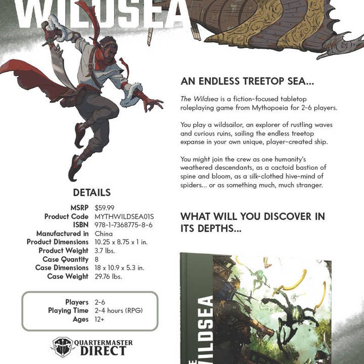 QMDirect - Wholesale Fantasy - The Wildsea: RPG11